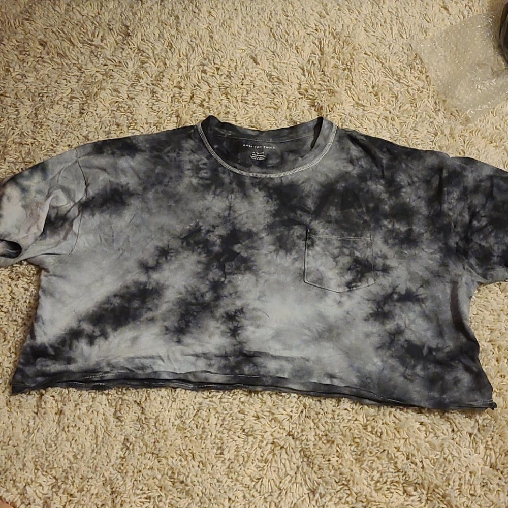 American Eagle Tie die crop top